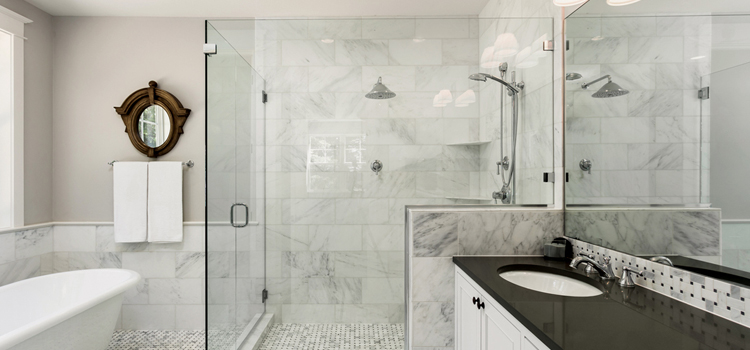 bathroom shower door installation in Mission Viejo